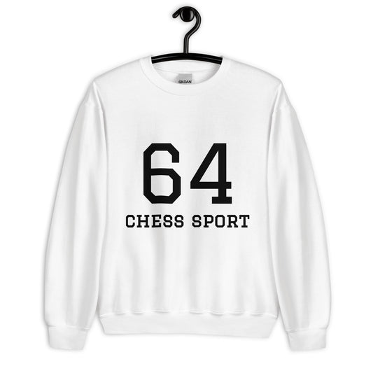 64 Chess Sport Classic Sweatshirt White