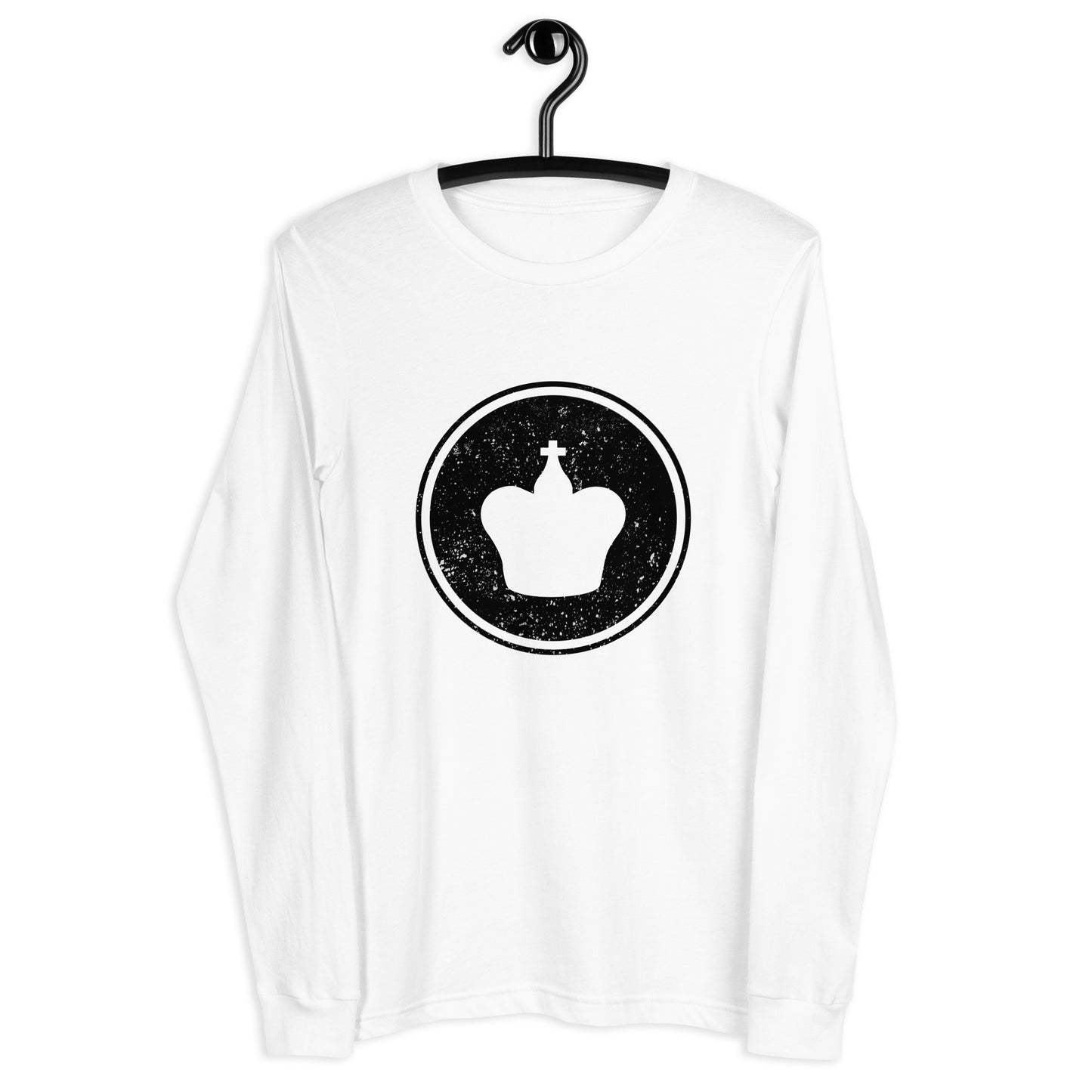 King Logo Women Long Sleeve Tee White