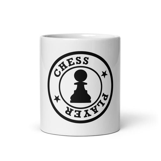 Chess Player Mug 11oz Glossy White