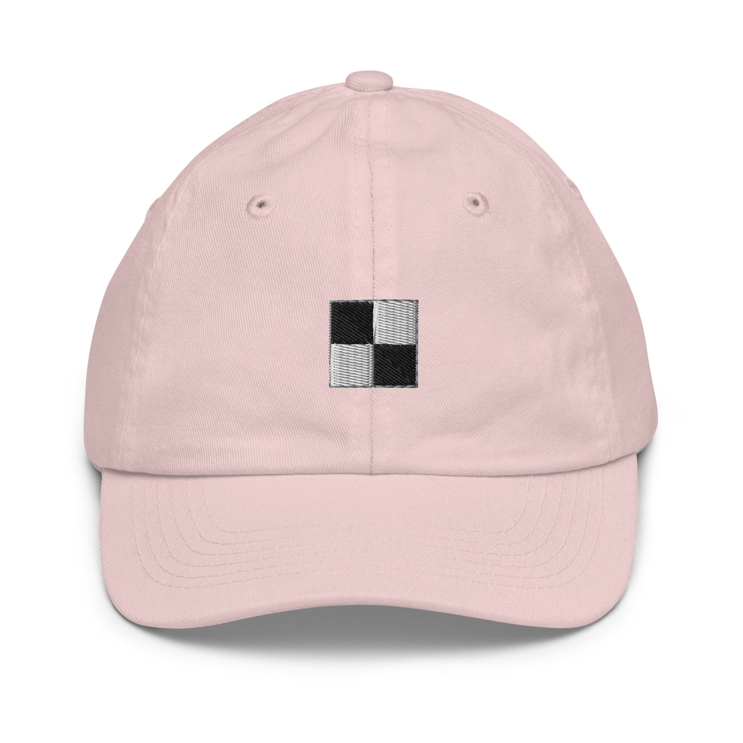 Four Squares Kids Baseball Cap Light Pink