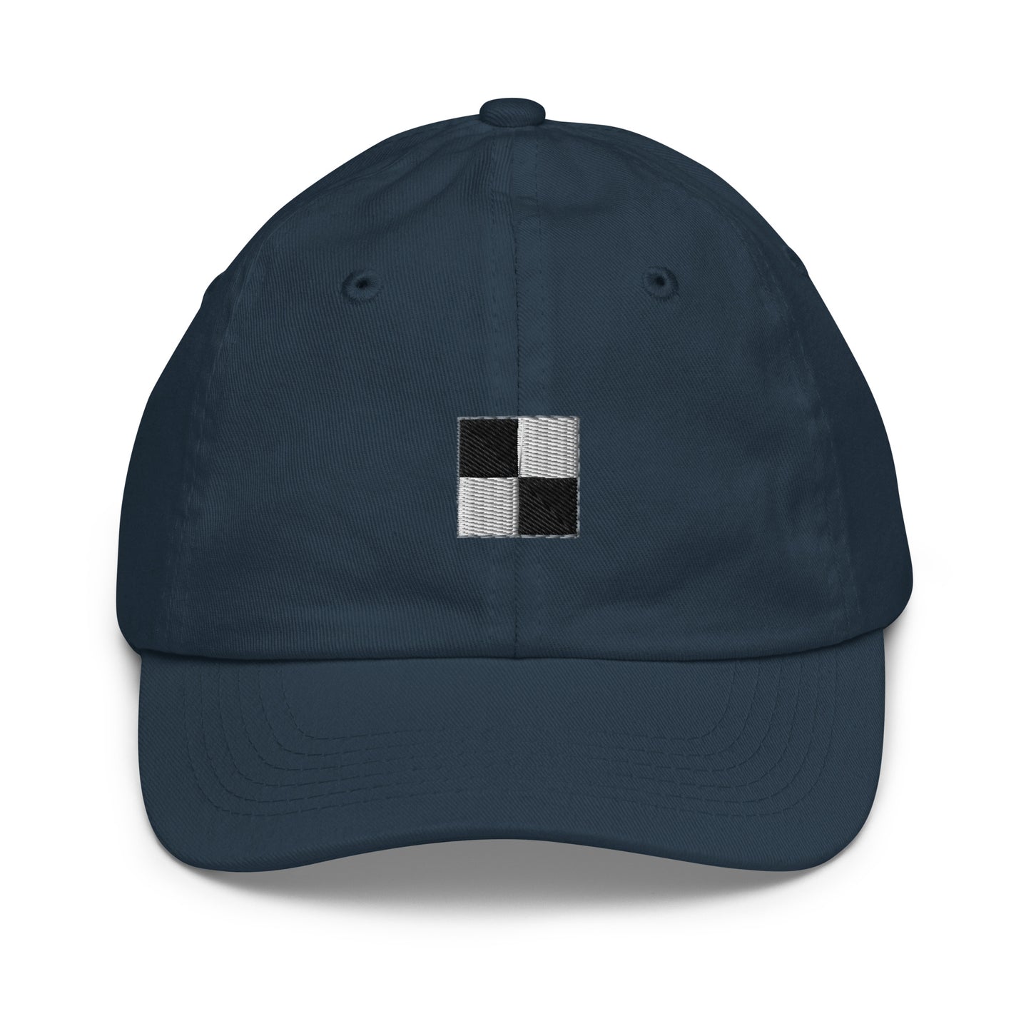 Four Squares Kids Baseball Cap Navy Blue