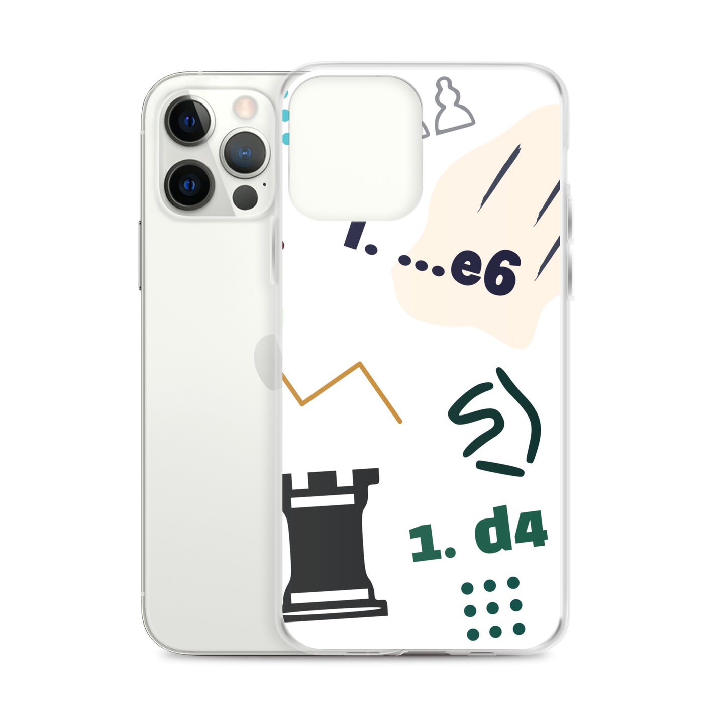 Graphic Chess iPhone® Clear Case