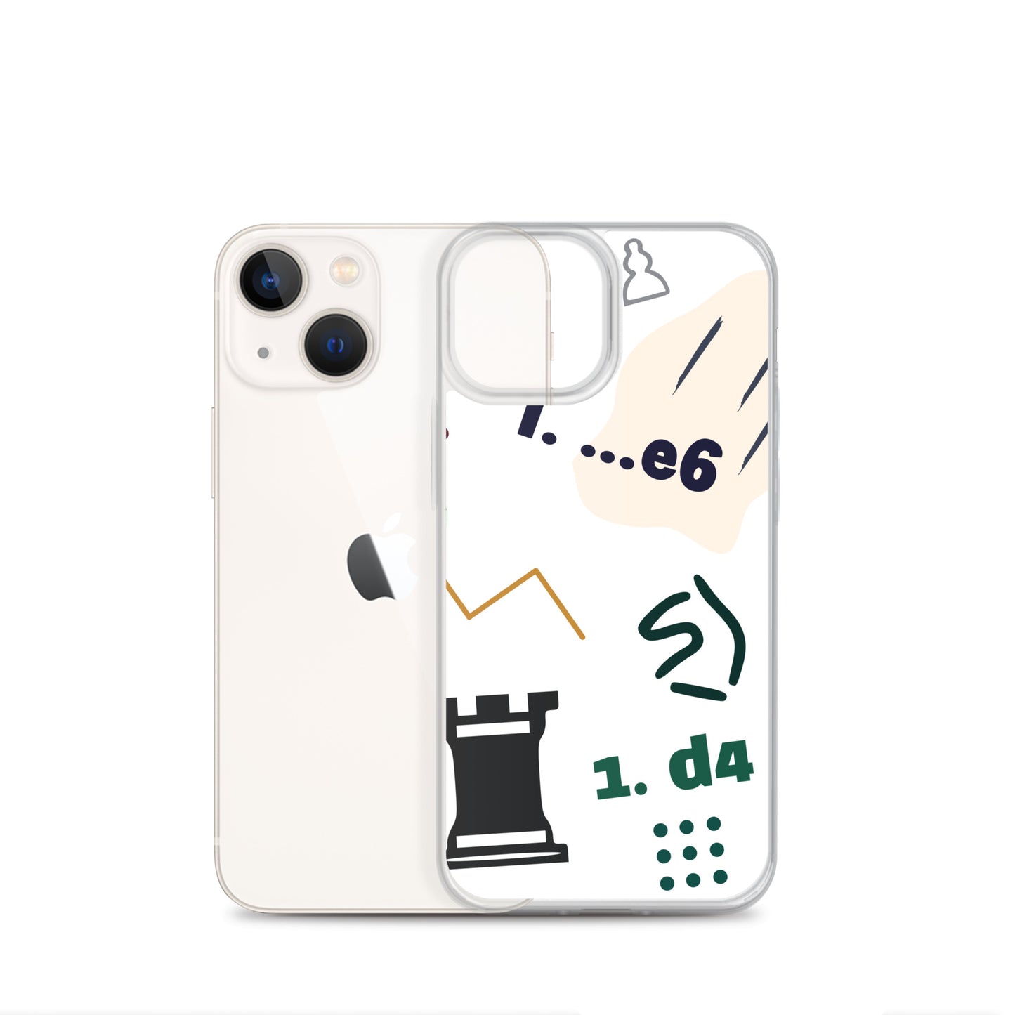 Graphic Chess iPhone® Clear Case