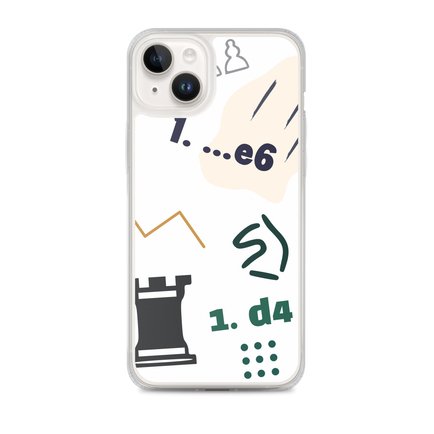 Graphic Chess iPhone® Clear Case