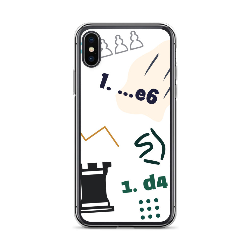 Graphic Chess iPhone® Clear Case