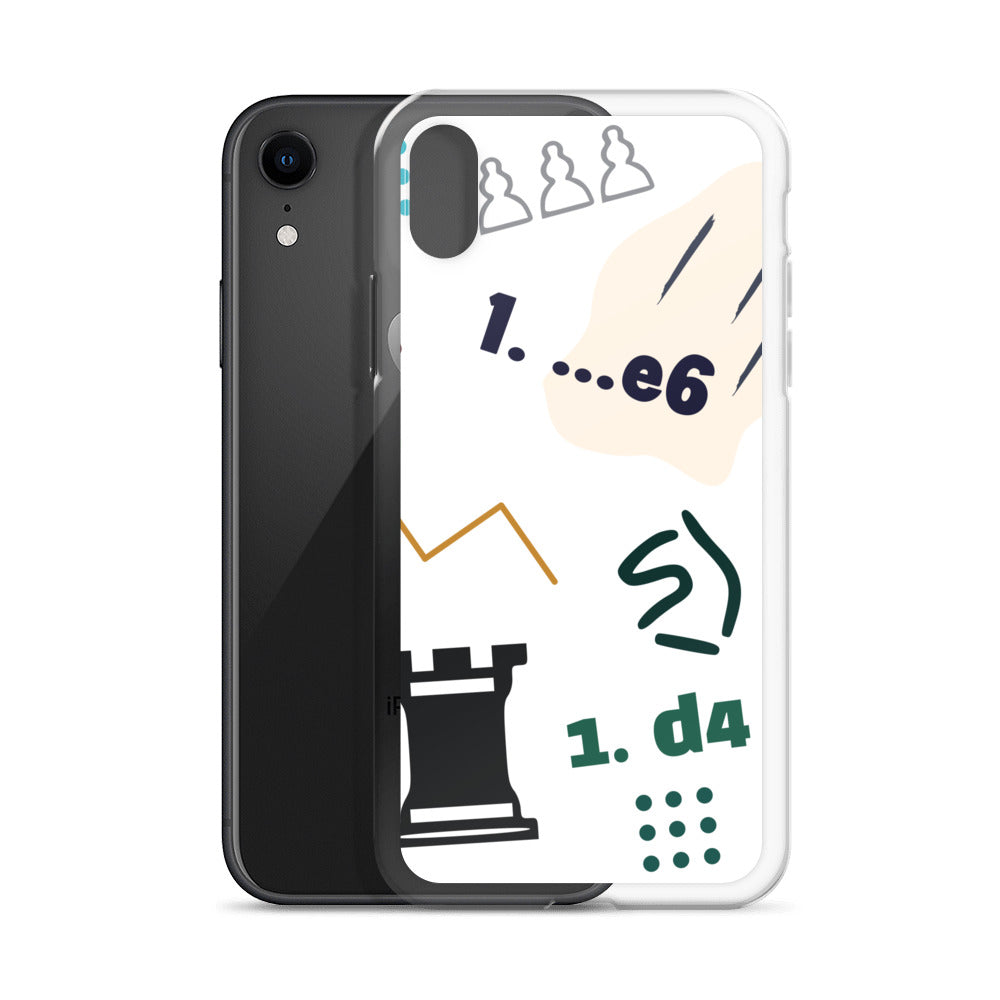 Graphic Chess iPhone® Clear Case