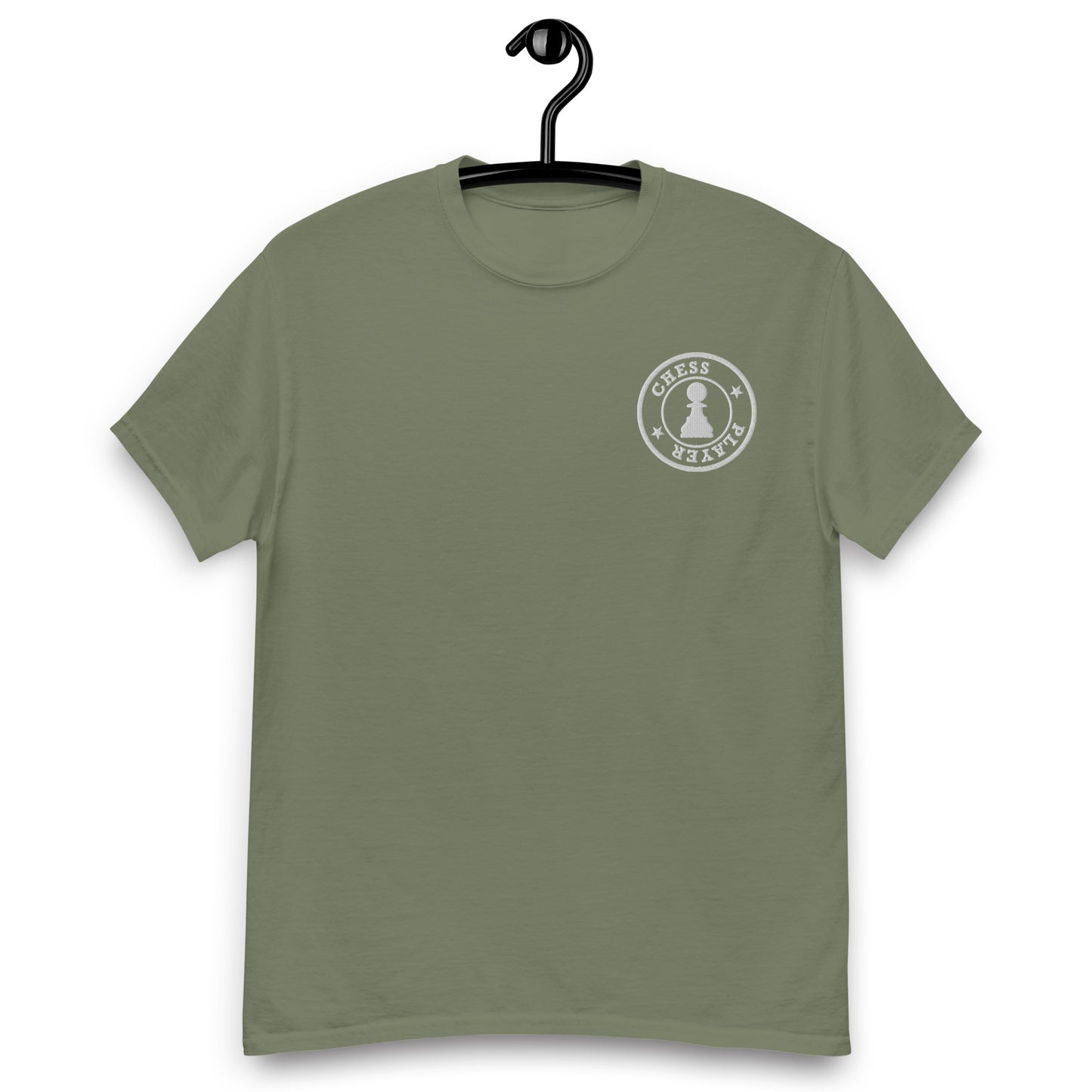 Chess Player Logo Classic Tee Military Green