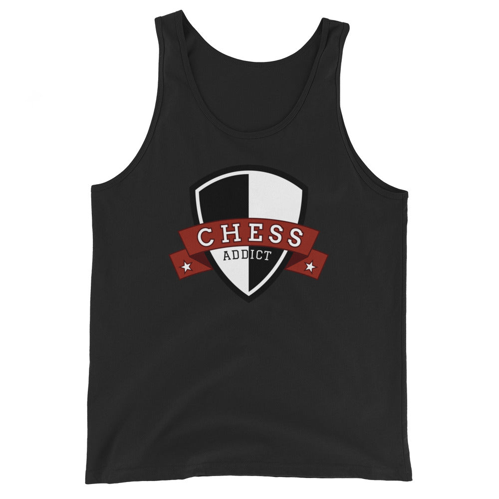 Chess Addict Staple Tank Black